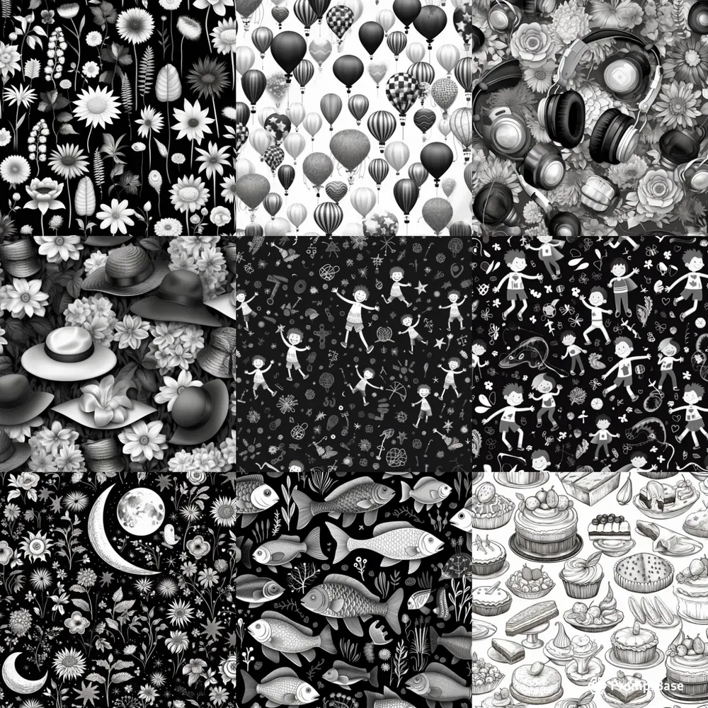Bloom Care Seamless Patterns Midjourney Prompt | PromptBase