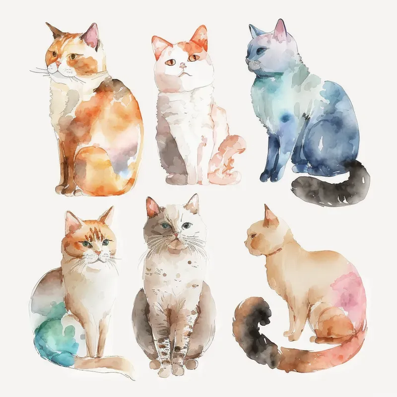 Pretty Watercolor Collections Midjourney Prompt | PromptBase