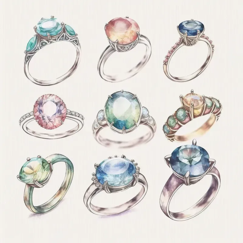 Pretty Watercolor Collections Midjourney Prompt | PromptBase