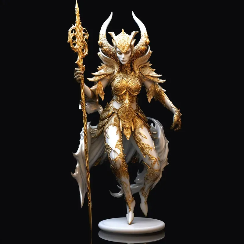 Fantasy RPG Miniature Models Midjourney Prompt | PromptBase
