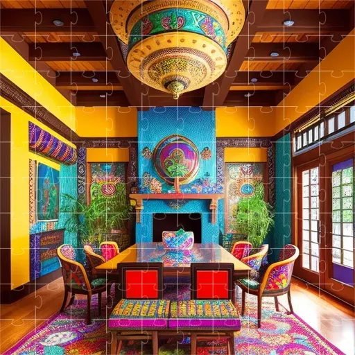 Fusion Of Cultures Interior Design Ideas Stable Diffusion Prompt ...