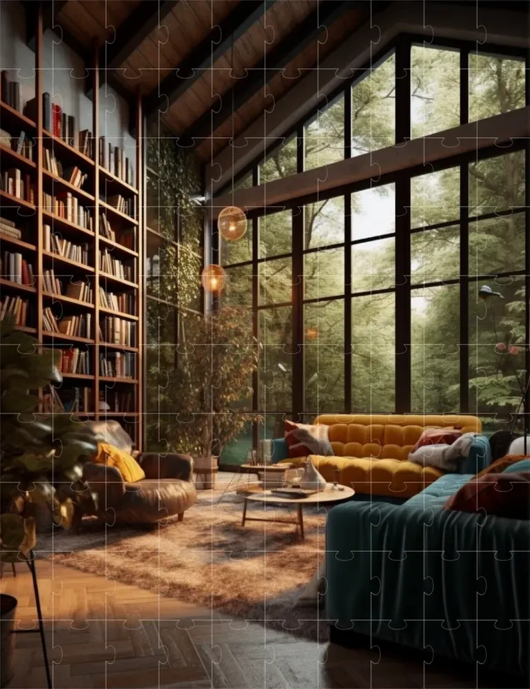 Lofty Cozy Interior Living Spaces Midjourney Prompt PromptBase