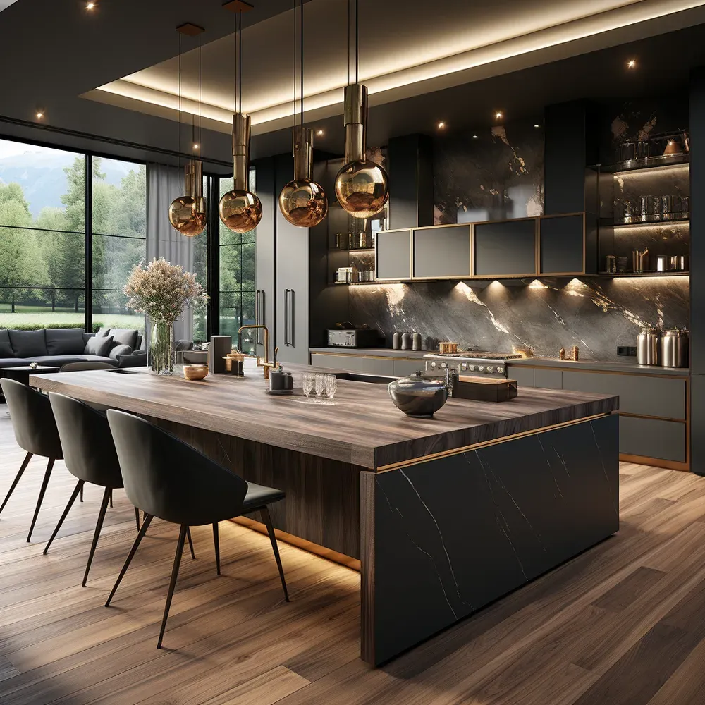 Interior Design Kitchen Concepts Midjourney Prompt | PromptBase