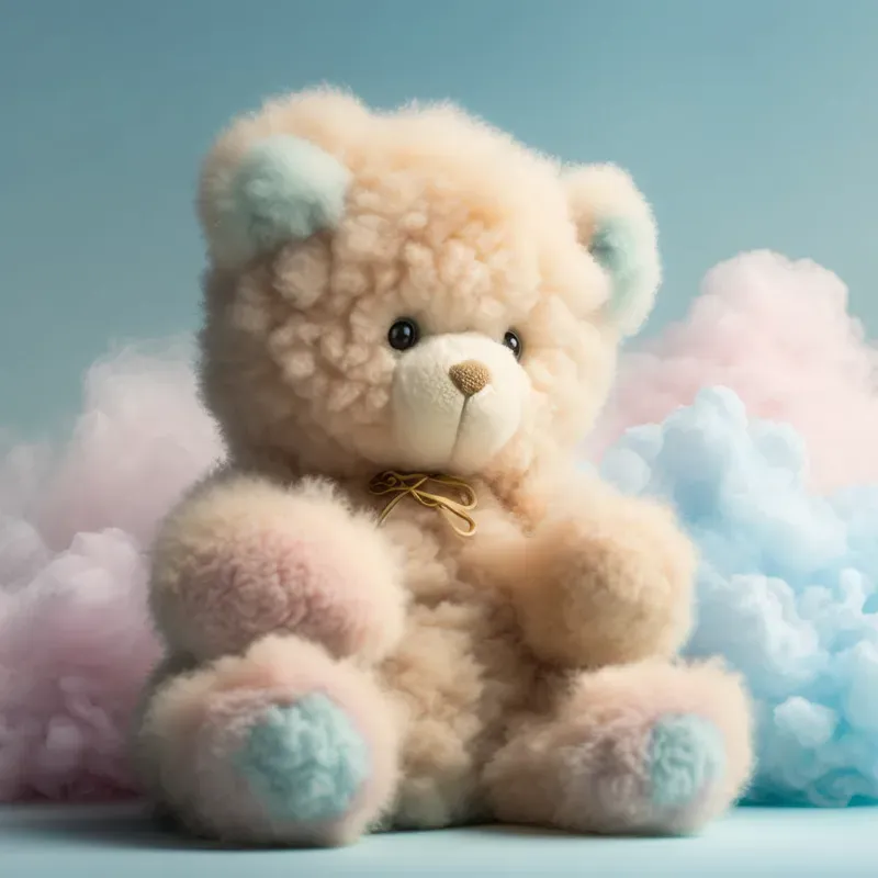 Adorable Fluffy Animals In Candy Clouds Midjourney Prompt | PromptBase