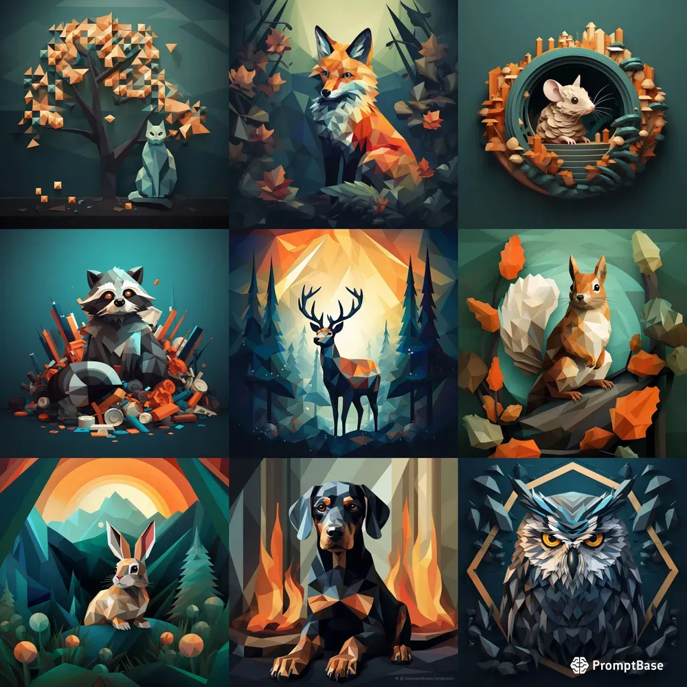 3D Textured Animals Midjourney Prompt PromptBase