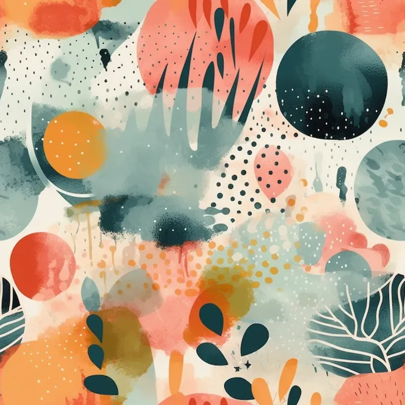 Vibrant Abstract Watercolor Patterns Midjourney Prompt | PromptBase