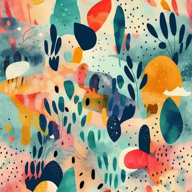 Vibrant Abstract Watercolor Patterns Midjourney Prompt | PromptBase