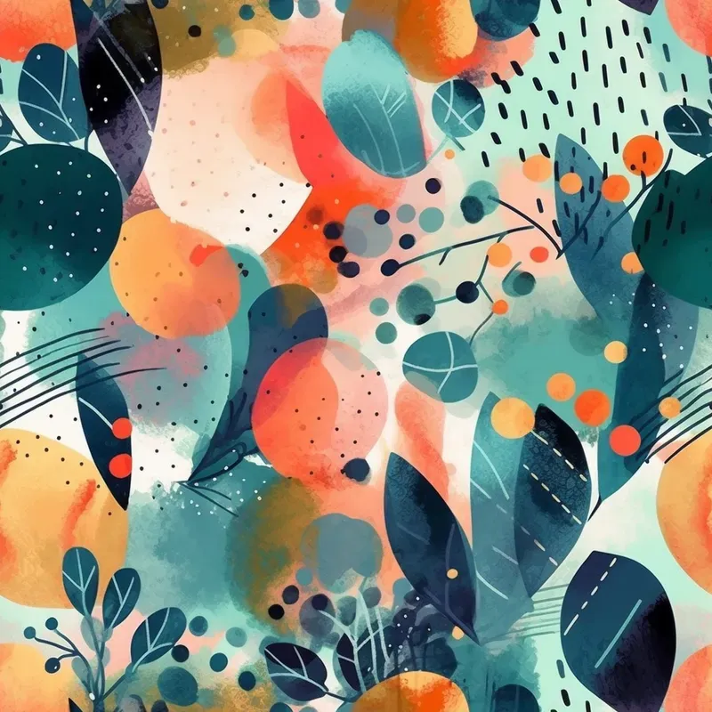 Vibrant Abstract Watercolor Patterns Midjourney Prompt | PromptBase