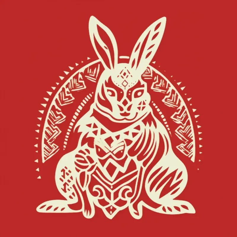 Chinese Paper Art Logos Illustrations Midjourney Prompt PromptBase