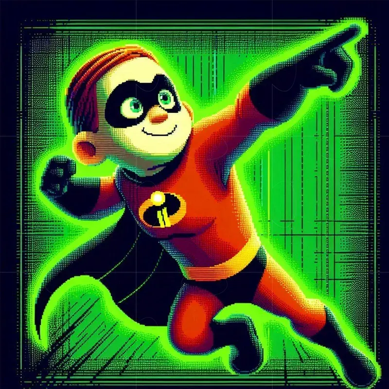 Retro Heroes 8bit Animated Portraits DALL·E Prompt | PromptBase