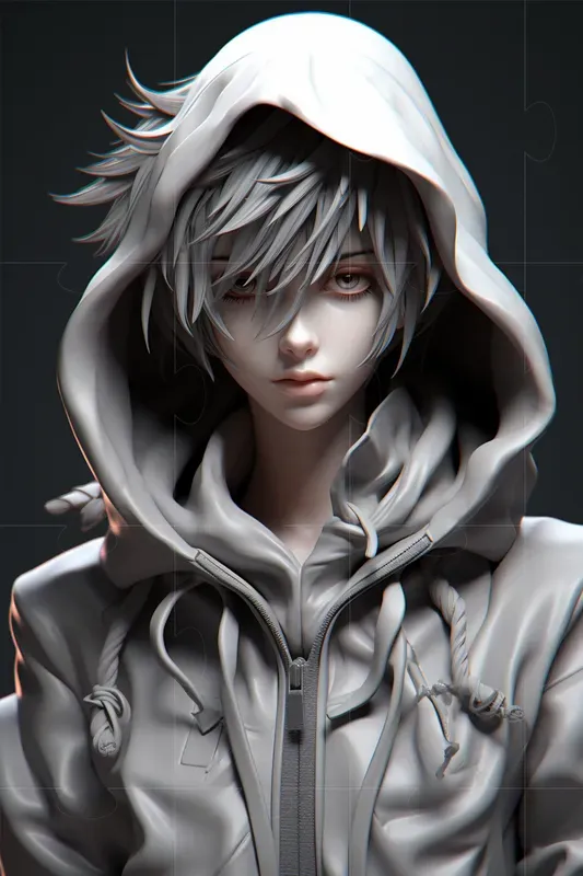 Realistic Anime Character Sculptures Midjourney Prompt PromptBase