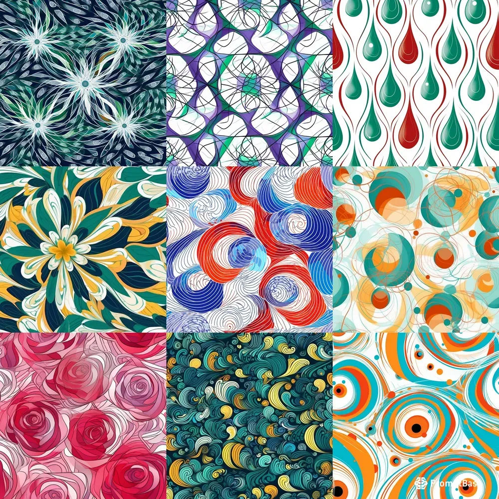 Twisted Tangles Repeat Patterns Midjourney Prompt | PromptBase