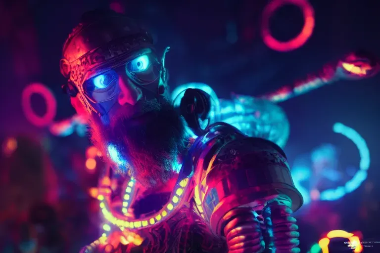 Psychedelic Raver Characters Midjourney Prompt | PromptBase