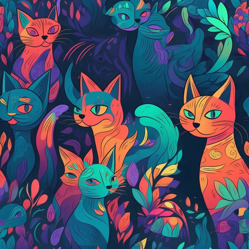 Bold Seamless Patterns Midjourney Prompt Promptbase