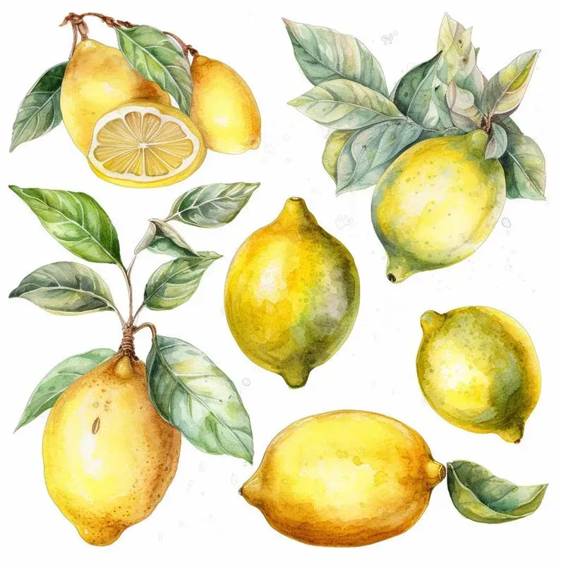 Watercolor Food Clipart Sets Midjourney Prompt | PromptBase