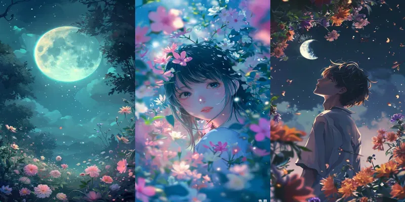 Dreamy Anime Style Illustrations Midjourney Prompt | PromptBase