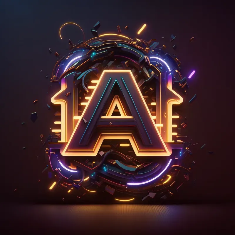 Electric Circuit Lettering Logo Midjourney Prompt | PromptBase