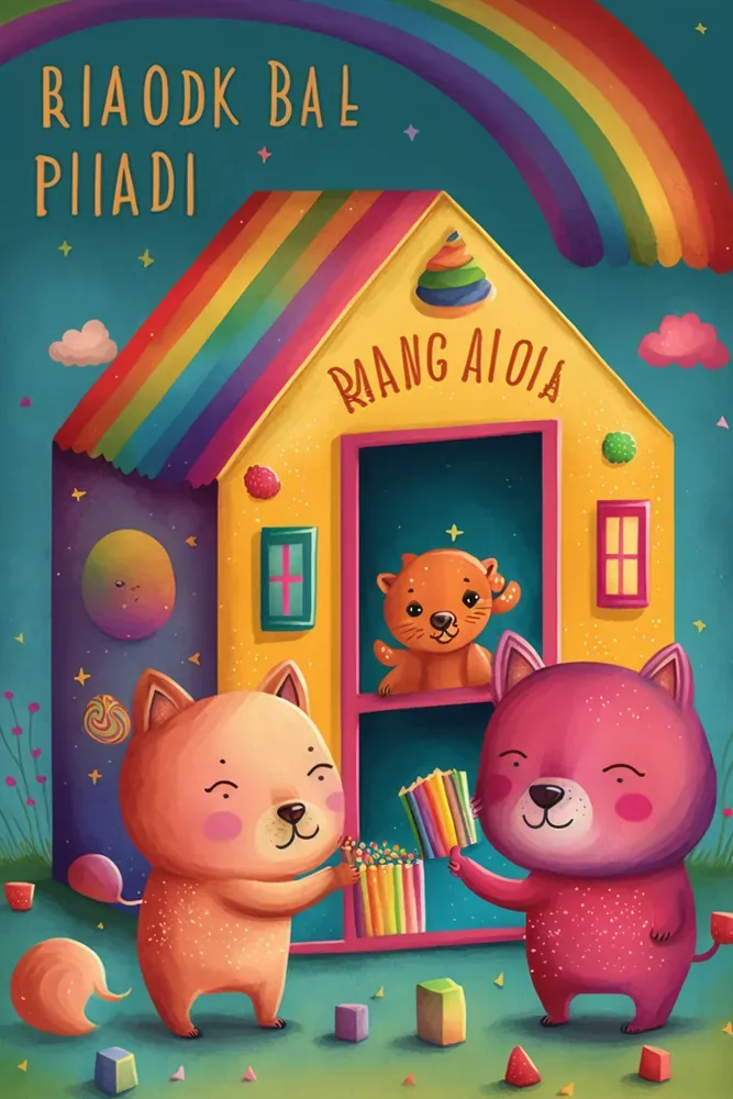 Digital Illustrated Children Book Covers Midjourney Prompt | PromptBase