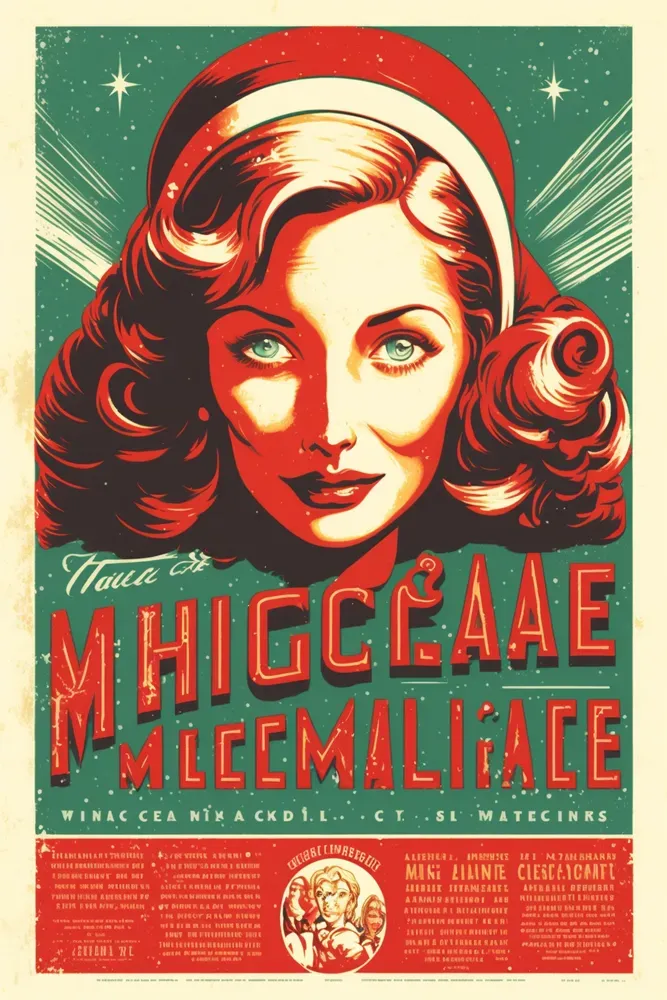 Retro Vintage Movie Poster Midjourney Prompt PromptBase