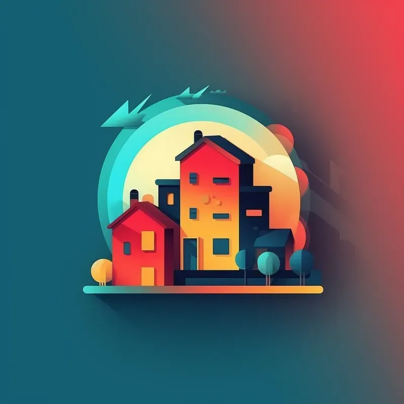 Eccentric Vector Flat Style Logos Midjourney Prompt | PromptBase