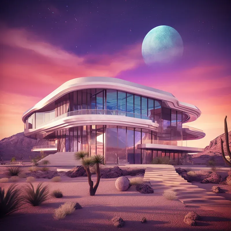 Futuristic Alien Architecture Designs Midjourney Prompt | PromptBase