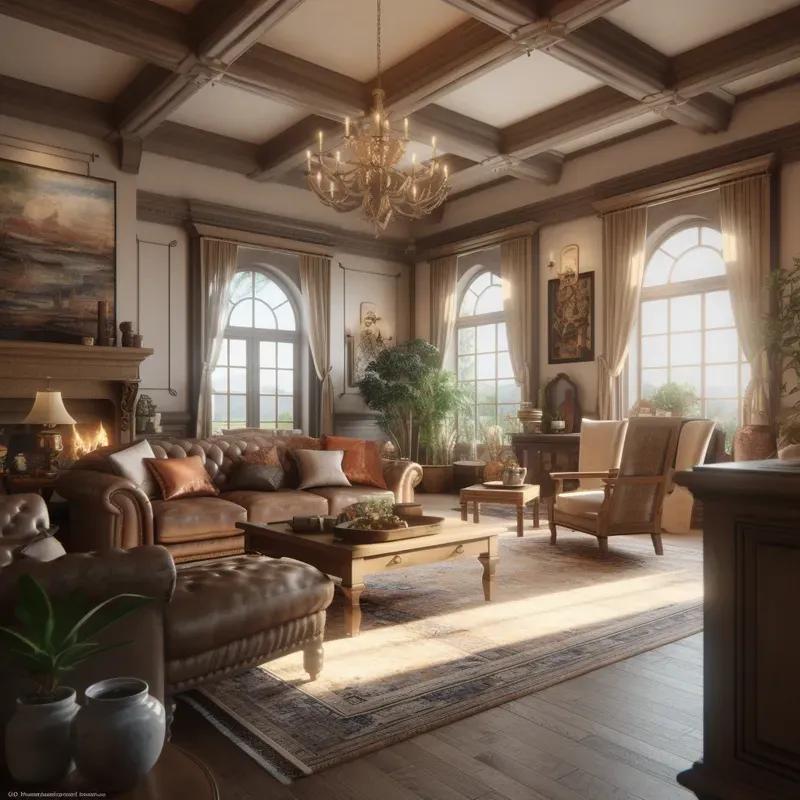 Renaissance Style Architecture Interiors Midjourney Prompt | PromptBase