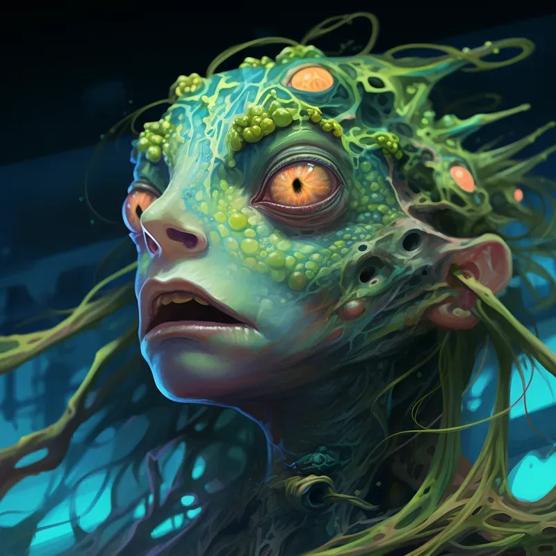 Quan Le And Loish Hybrid Fusion Art Midjourney Prompt PromptBase