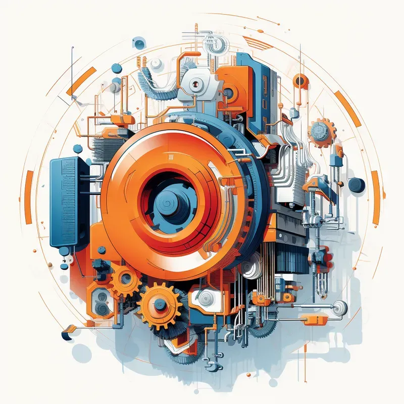Complex Technology Design Conceptual Technology Complex Images Midjourney Prompt | PromptBase