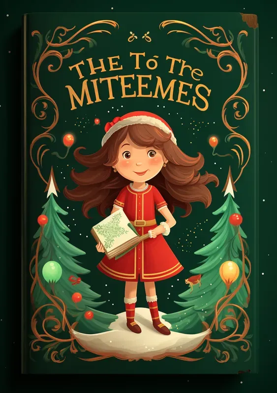 Christmas Doodles Book Cover Art Midjourney Prompt | PromptBase