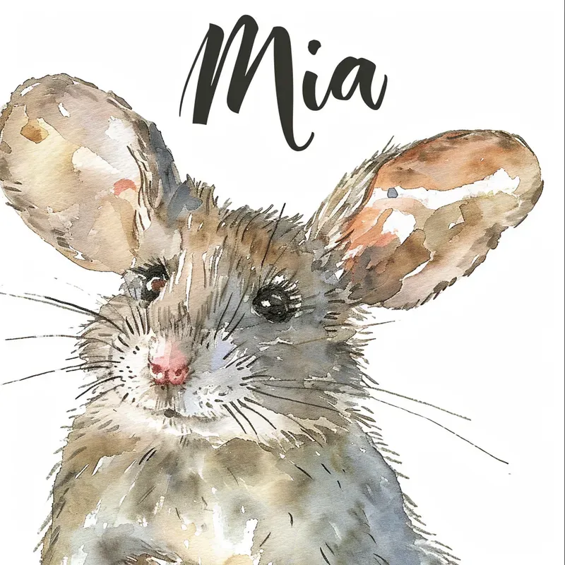 Lovely Watercolor Animal Pics With Text Midjourney Prompt | PromptBase
