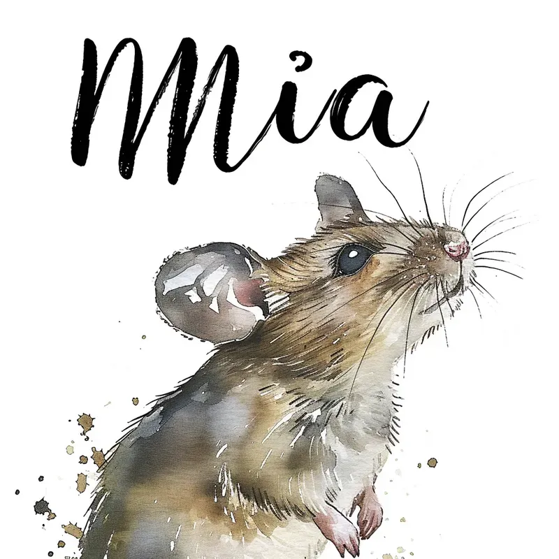Lovely Watercolor Animal Pics With Text Midjourney Prompt | PromptBase