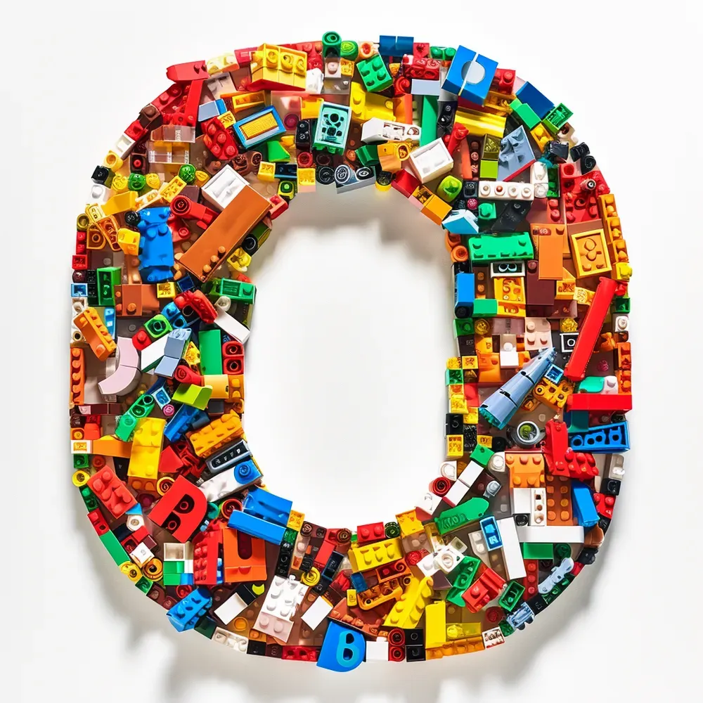Lego Blocks Made Custom Fonts Midjourney Prompt | PromptBase
