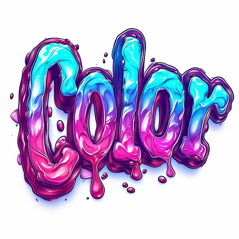 Trippy fluorescent graffiti text fonts midjourney prompt promptbase
