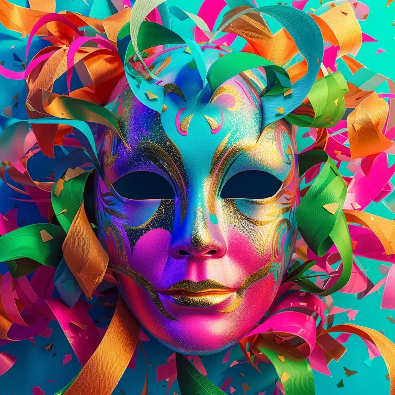 Carnival Vibes In Pop Art Colors Midjourney Prompt | PromptBase