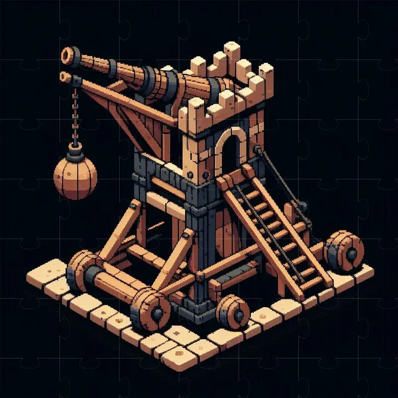 Isometric Medieval Pixel Art Buildings DALL·E Prompt | PromptBase