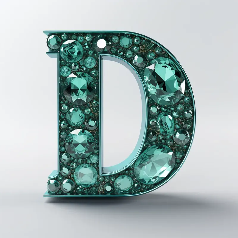 Gemstone And Metal Letters Midjourney Prompt PromptBase