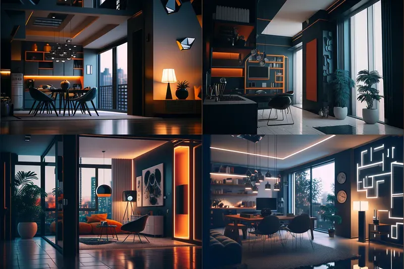 Smart Modern Apartments Midjourney Prompt | PromptBase