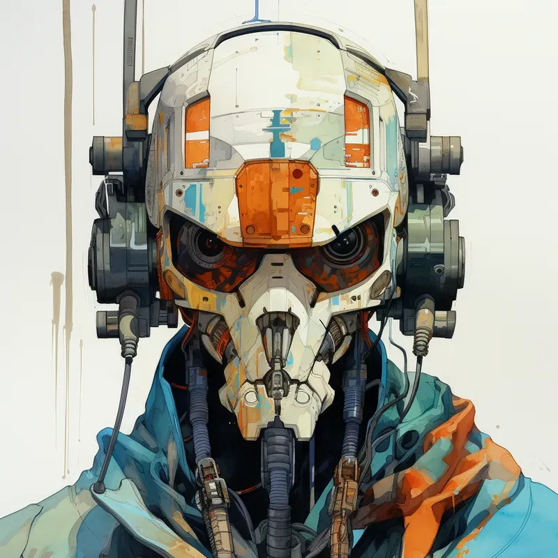 Avatar Portraits In Futuristic Style Midjourney Prompt | PromptBase