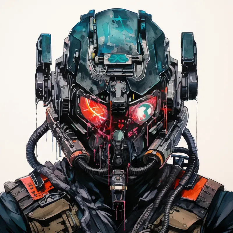 Avatar Portraits In Futuristic Style Midjourney Prompt | PromptBase