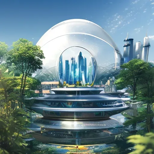 Futuristic Cities Different Biomes Stable Diffusion Prompt | PromptBase