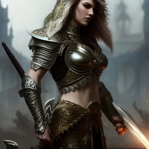 Gritty Fantasy Characters Dark Fantasies Stable Diffusion Prompt ...