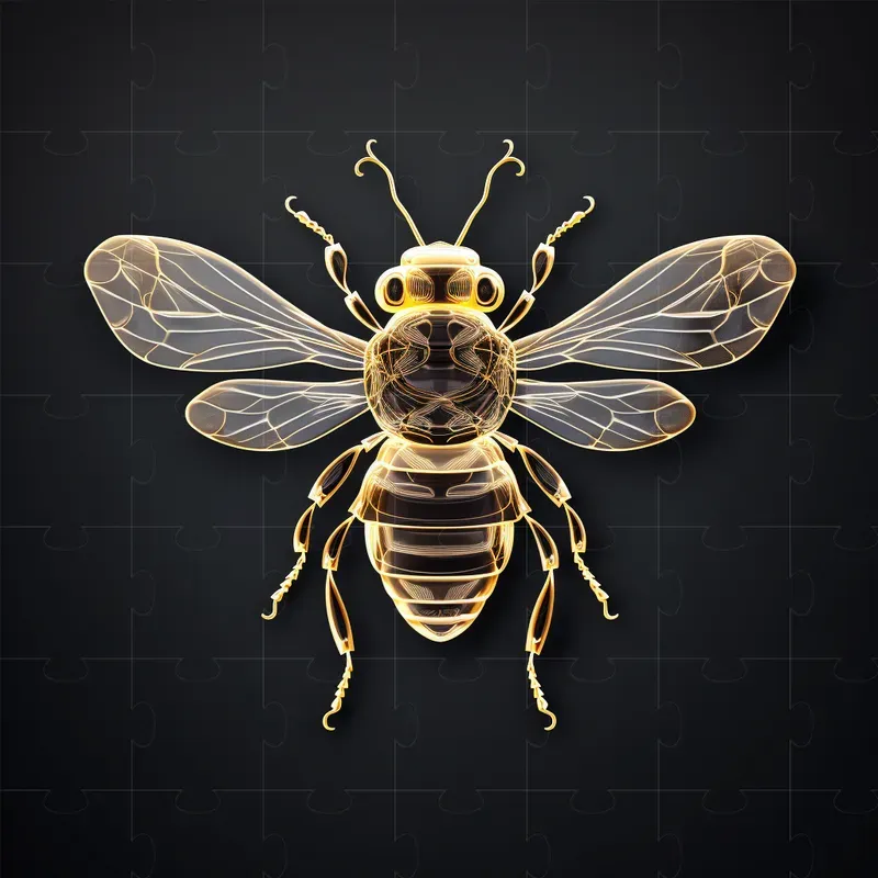 Fractals Insect Sculptures Midjourney Prompt | PromptBase