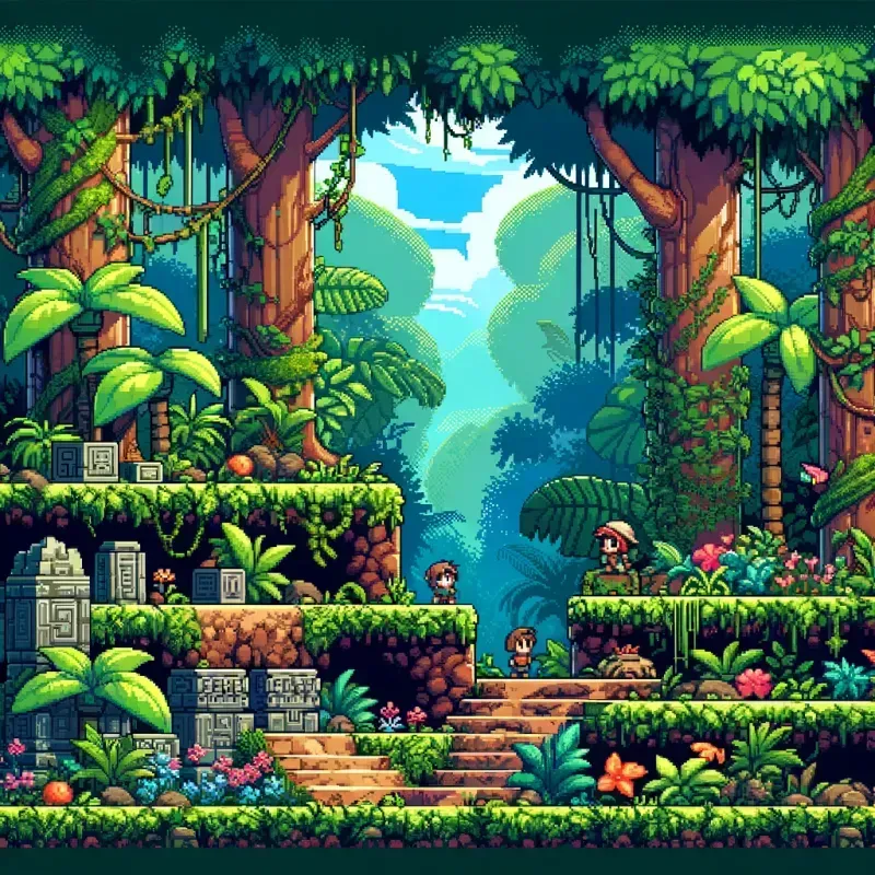 2D Retro Game Art DALL·E Prompt | PromptBase