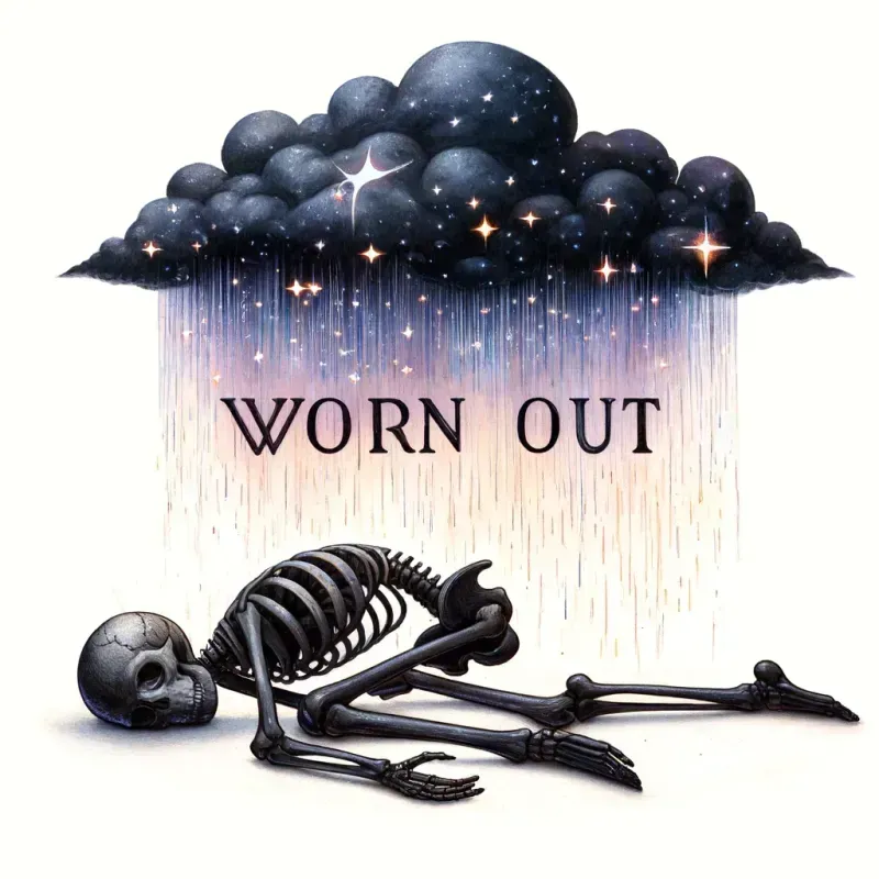 Humourous Skeleton Illustrations DALL·E Prompt | PromptBase