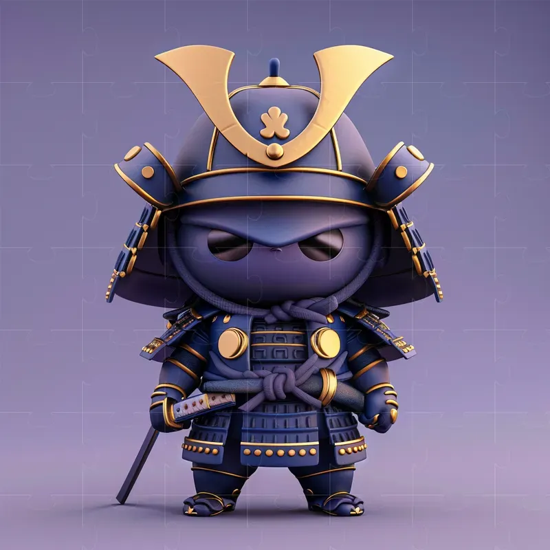 3D Chibi Warrior Characters Midjourney Prompt | PromptBase