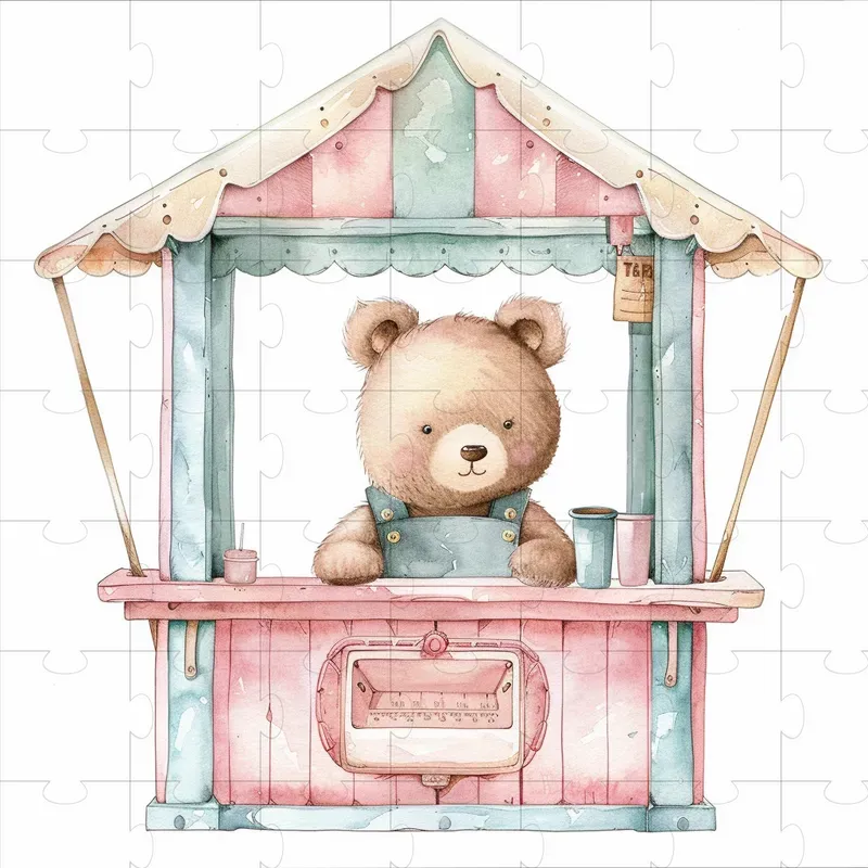 Cute Pastel Carnival Watercolor Clip Art Midjourney Prompt | PromptBase