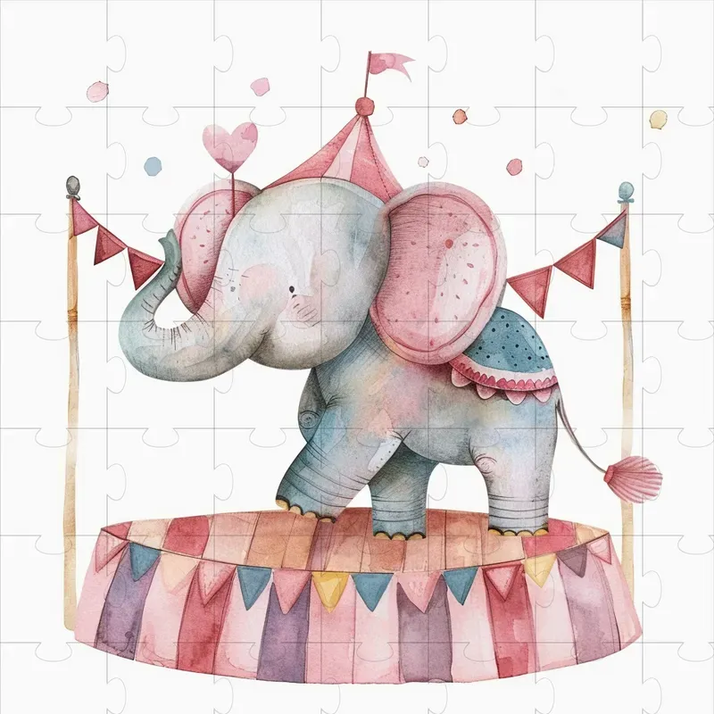 Cute Pastel Carnival Watercolor Clip Art Midjourney Prompt | PromptBase