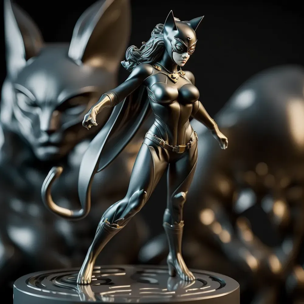 Superhero Comic Figurines Action Figures Midjourney Prompt PromptBase