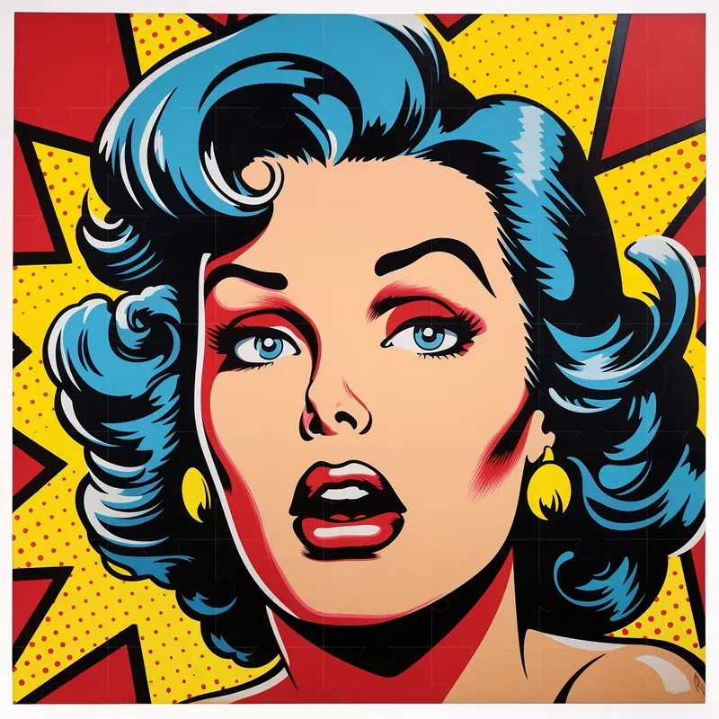 Vivid Colourful Pop Art Illustrations Midjourney Prompt | PromptBase