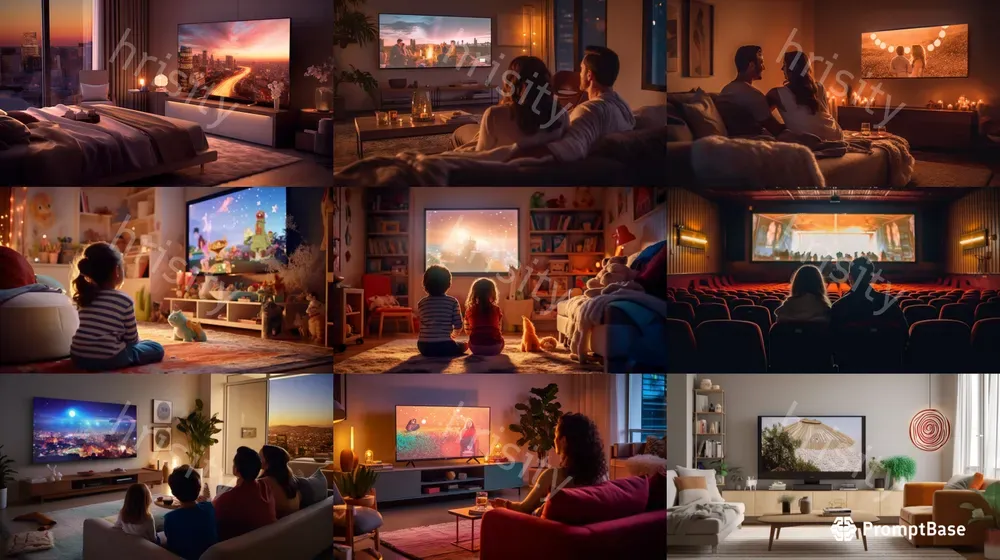 Dynamic Tv Screen Mockup Scenes Midjourney Prompt PromptBase